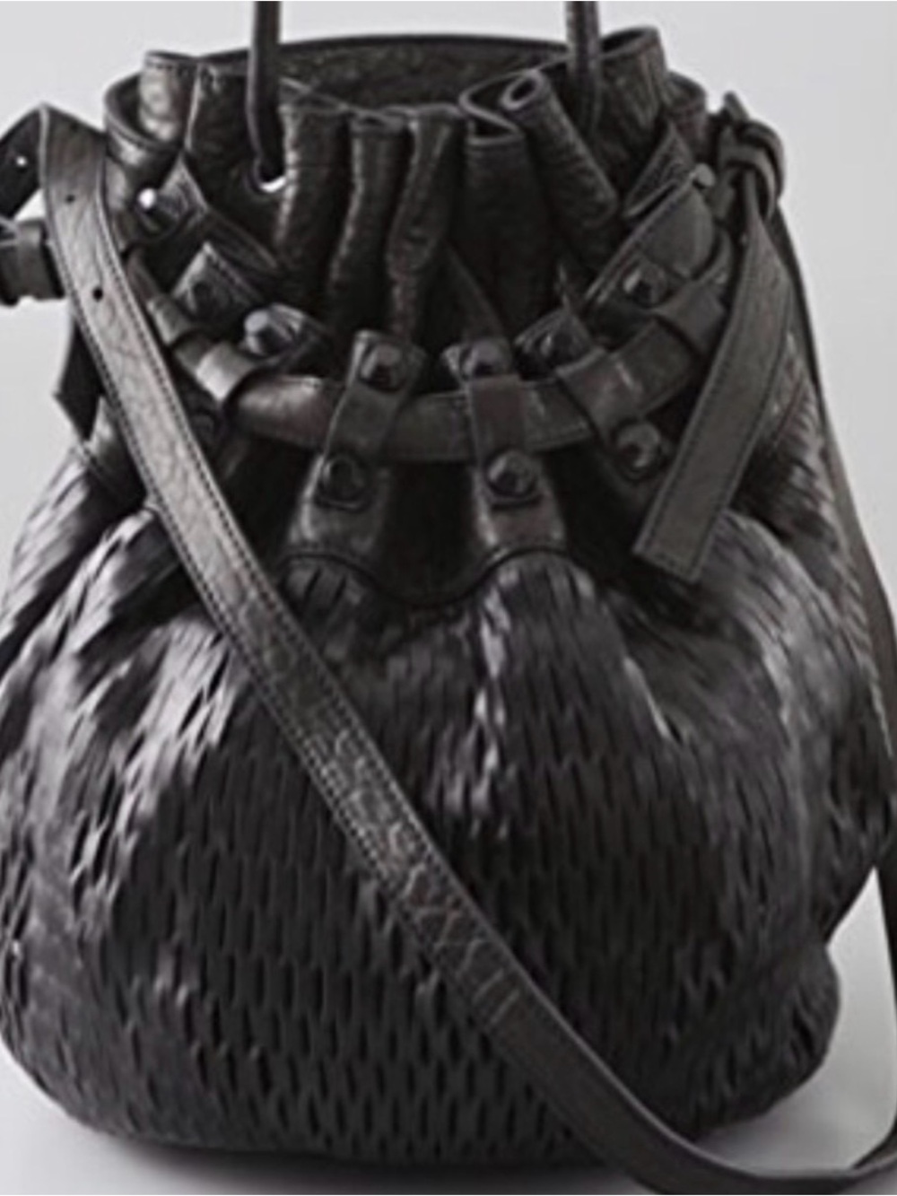 Alexander Wang Diego Perforated Bucket Bag